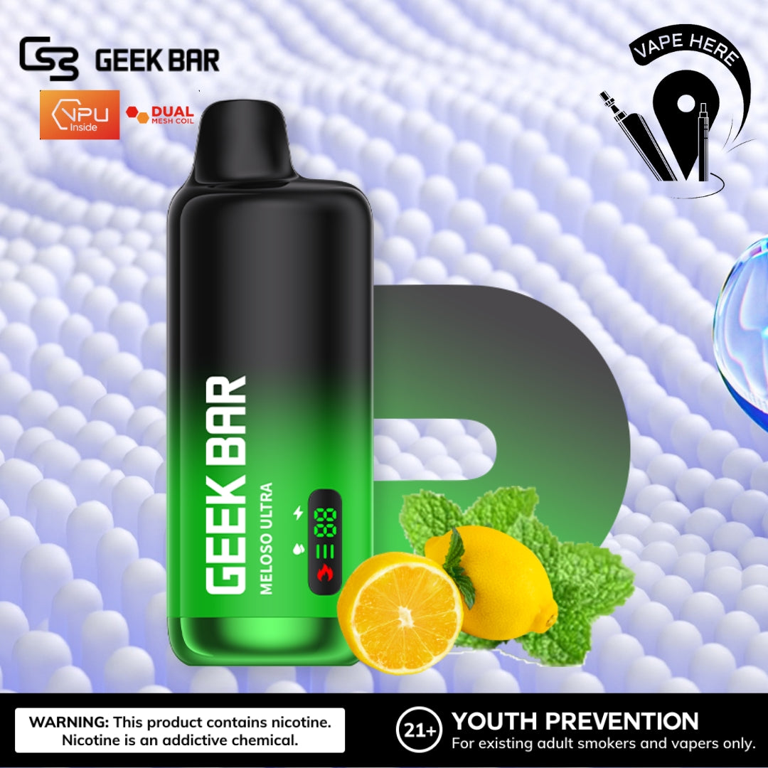 GEEK BAR MELOSO ULTRA 10000 PUFFS Lemon Mint UAE Sharjah