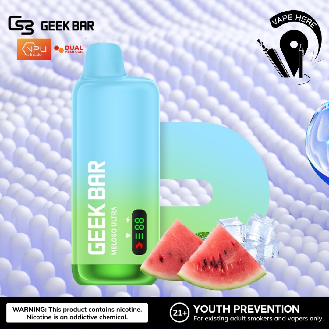 GEEK BAR MELOSO ULTRA 10000 PUFFS Watermelon Ice UAE Dubai