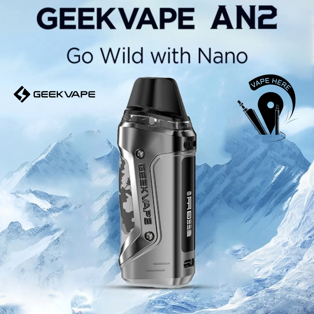 GEEKVAPE AN 2 (Aegis Nano 2) KIT 1100mAh 30W in Dubai, UAE Available with The Best Price | Vape Here Store GEEKVAPE AN 2 (Aegis Nano 2) KIT 1100mAh 30W in Dubai, UAE Available with The Best Price | Vape Here Store