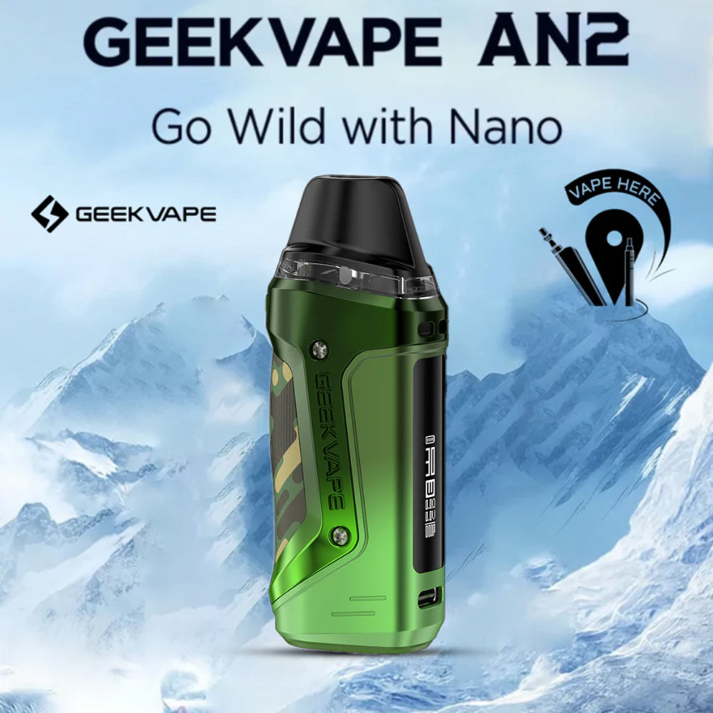 GEEKVAPE AN 2 (Aegis Nano 2) KIT 1100mAh 30W Jungle Green UAE Al Ain