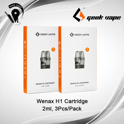 GEEKVAPE WENAX H1 Cartridge  Pod 3pcs-pack UAE Al Ain