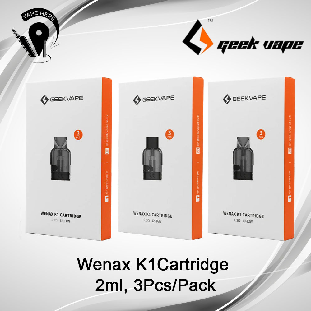 GEEKVAPE WENAX K1\K2 REPLACEMENT PODS | Vape Abu Dhabi | Vape online Dubai  | Vape Here Store