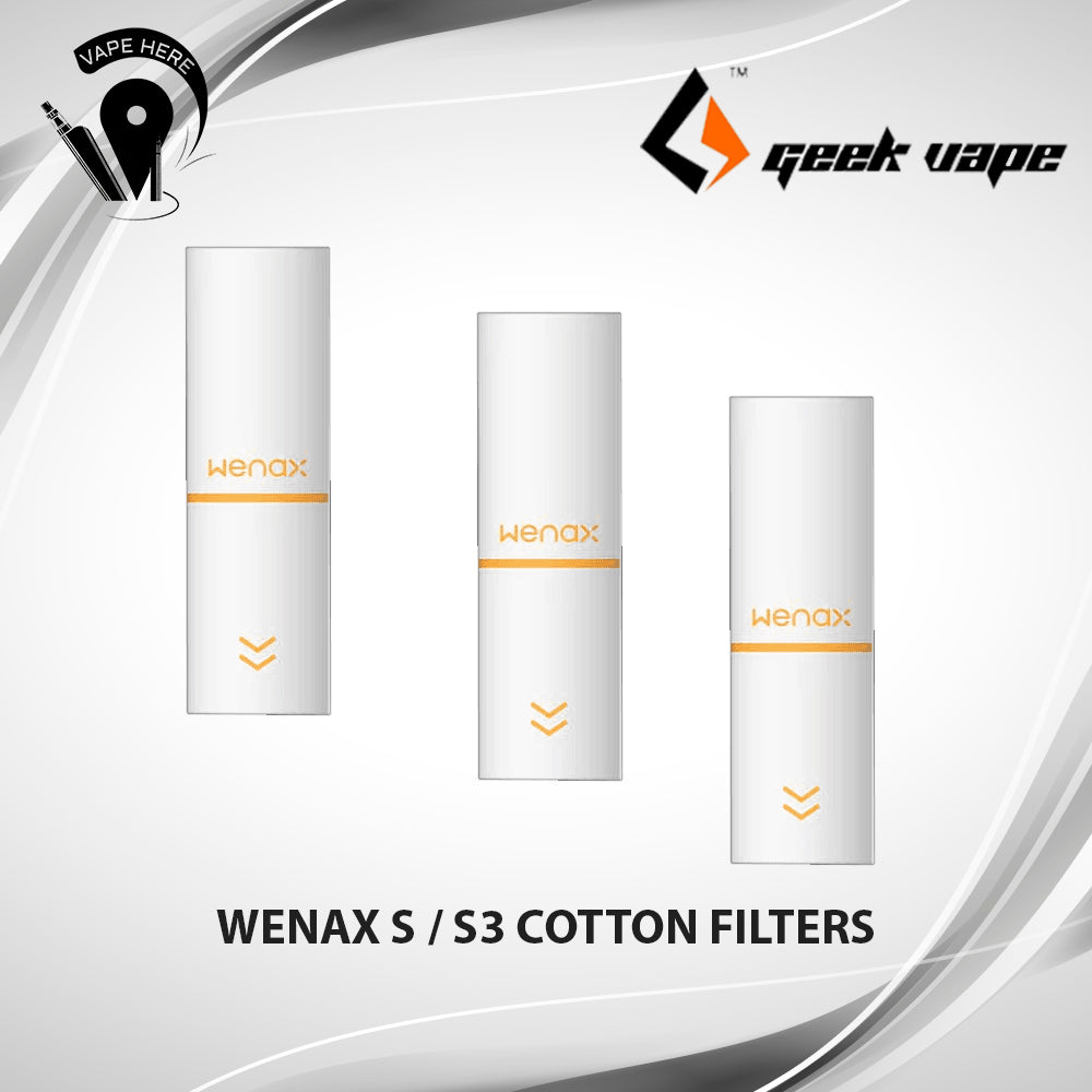 GEEKVAPE WENAX S / S3 COTTON FILTERS | Buy Vape Dubai | Vape Delivery Same Day | Dubai & Abu Dhabi | Vape Here Store GEEKVAPE WENAX S / S3 COTTON FILTERS | Buy Vape Dubai | Vape Delivery Same Day | Dubai & Abu Dhabi | Vape Here Store