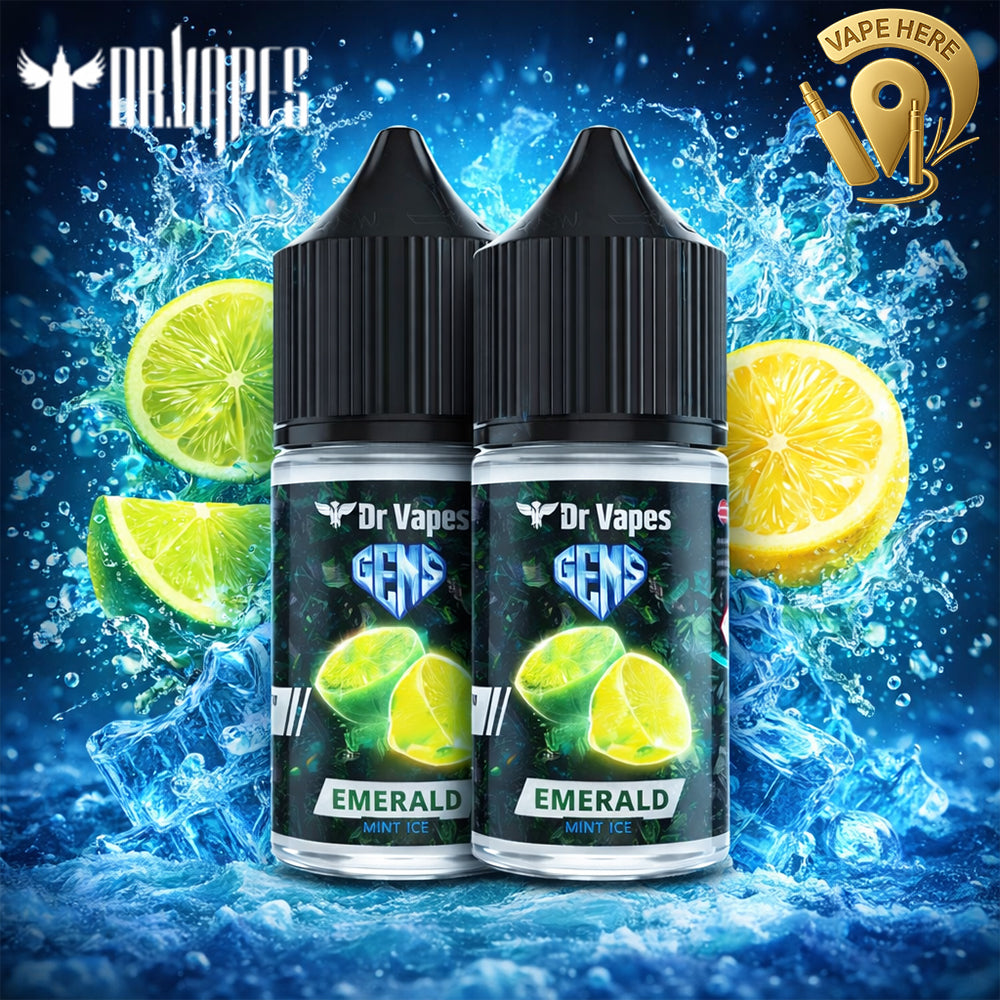 GEMS EMERALD LIMY LEMON-  Saltnic 30ml by Dr Vapes (GEMS Series) UAE Abu Dhabi 