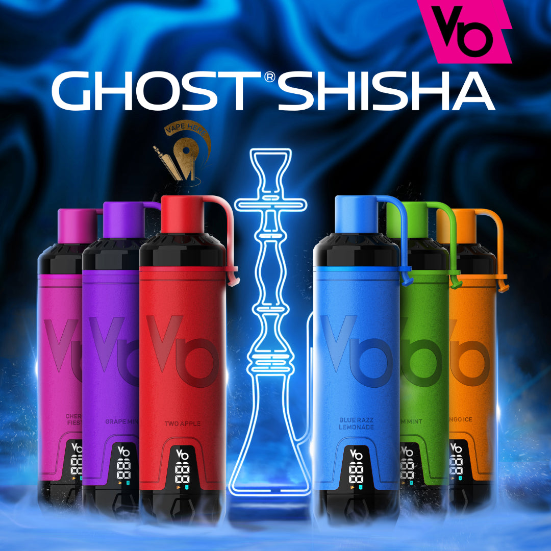 GHOST SHISHA 15000 PUFFS DISPOSABLE VAPE 5mg by Vapes Bar UAE Abu Dhabi