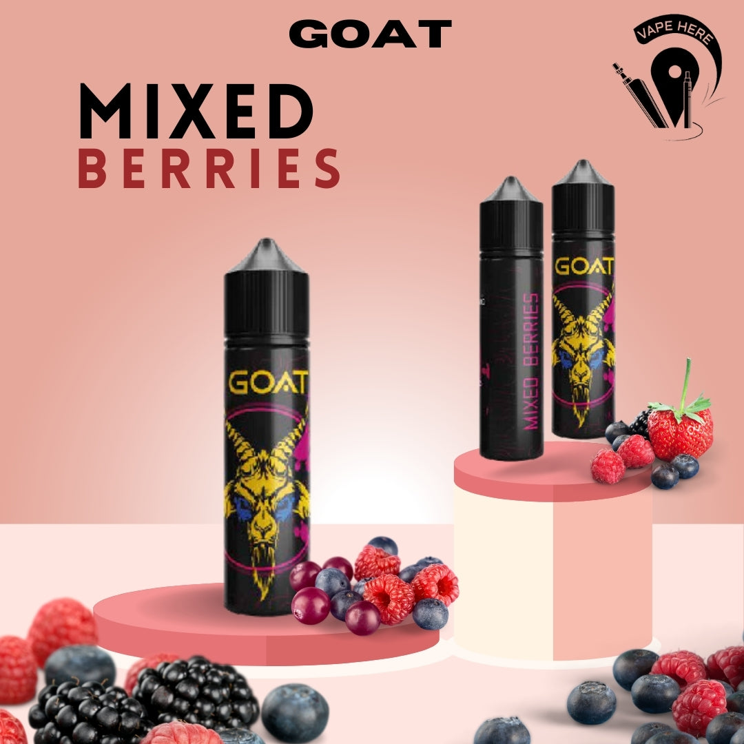 GOAT 3MG & 6MG 60ML & 120ML E-Liquids