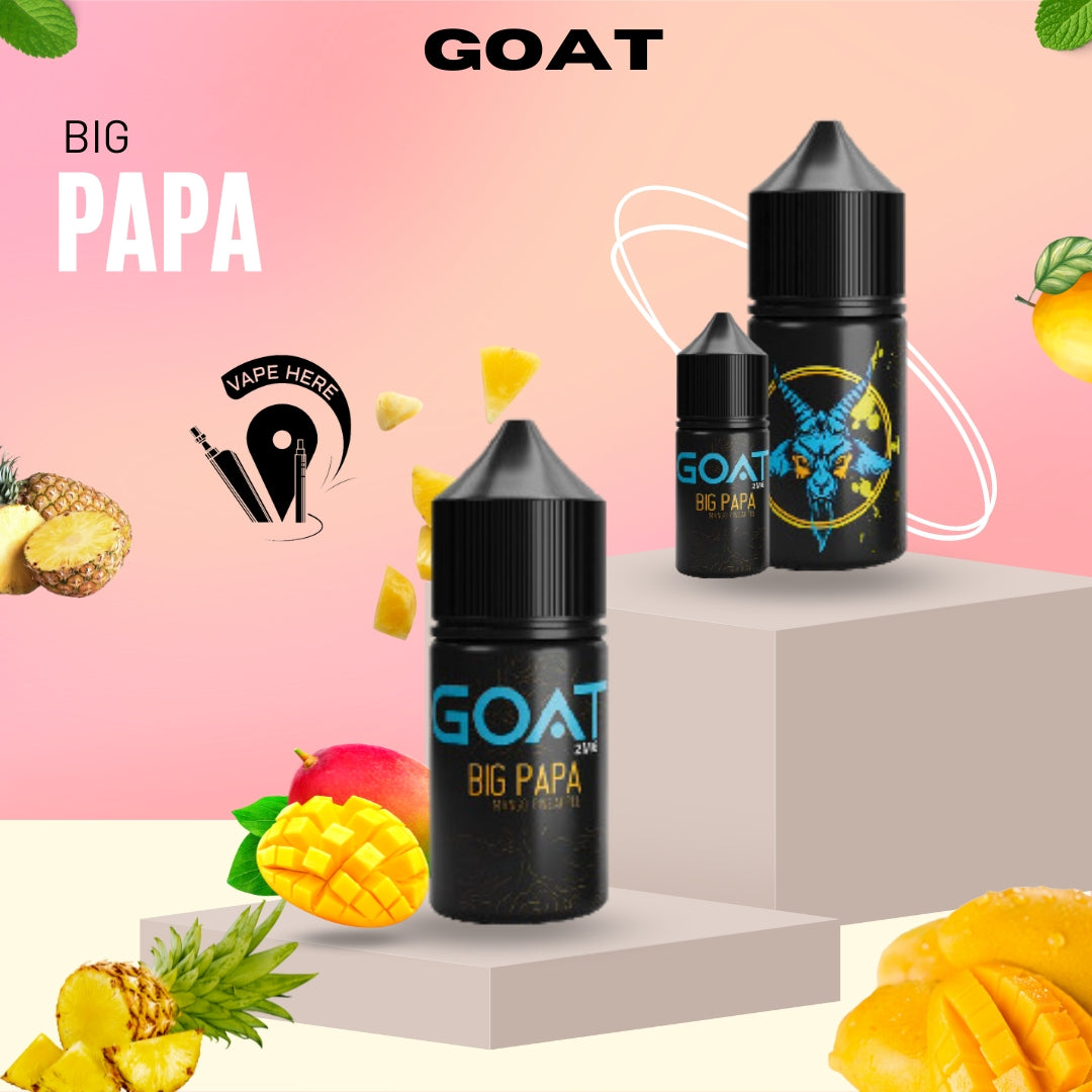 GOAT Salt Nic 20MG 30ML Big Papa UAE Abu Dhabi