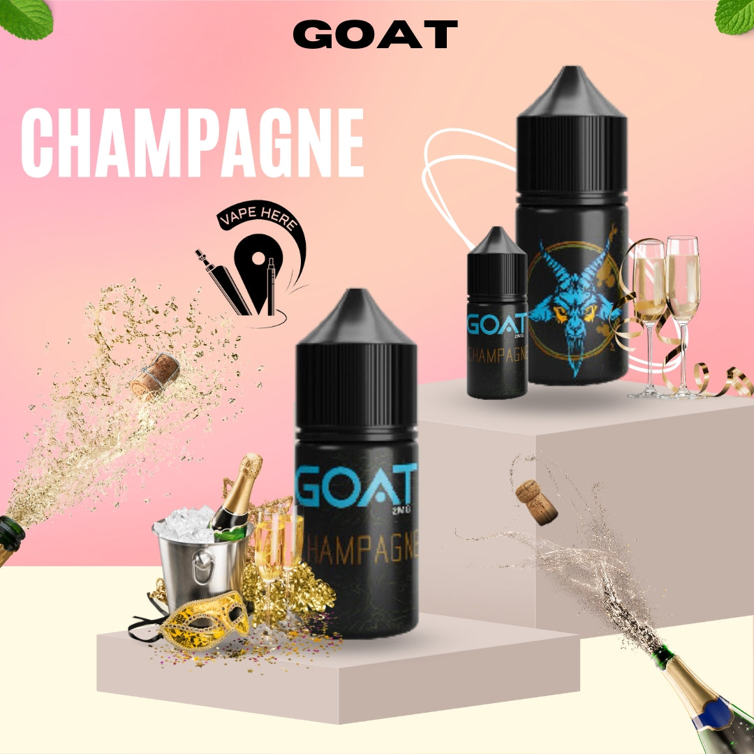 GOAT Salt Nic 20MG 30ML Champagne UAE Al Ain