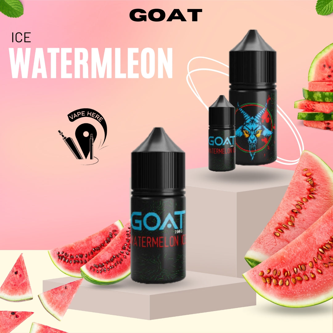 GOAT Salt Nic 20MG 30ML Ice Watermelon UAE Umm Al Qiwuan