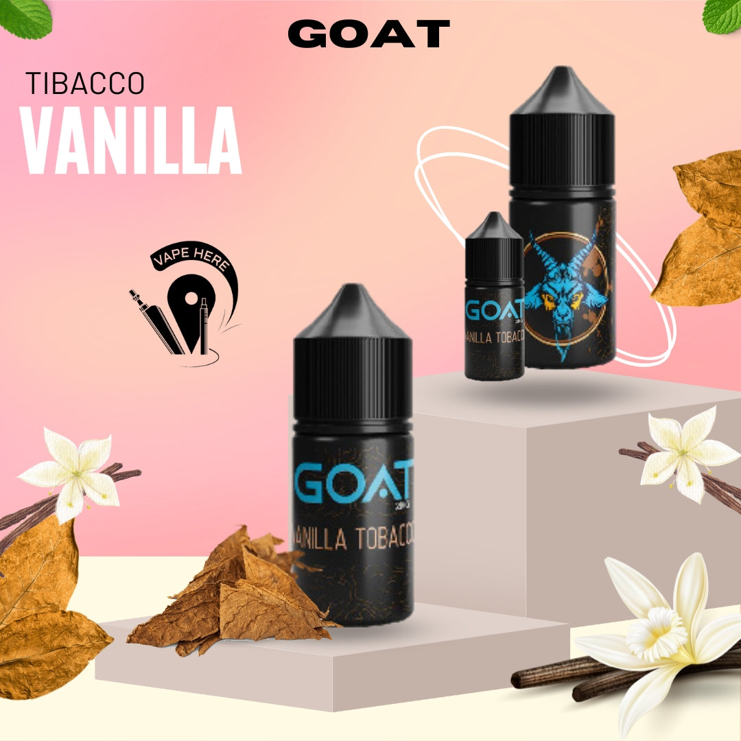 GOAT Salt Nic 20MG 30ML Tobacco Vanilla UAE Sharjah