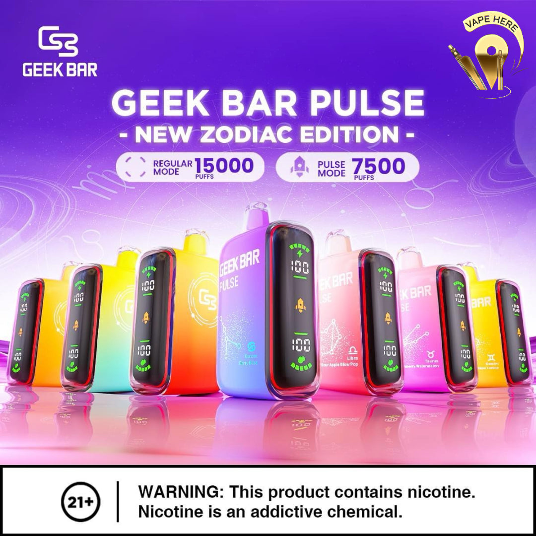 Shop GEEK Bar Disposable Vapes in UAE | Premium Flavors at Discounted Price  | Vape Here Store