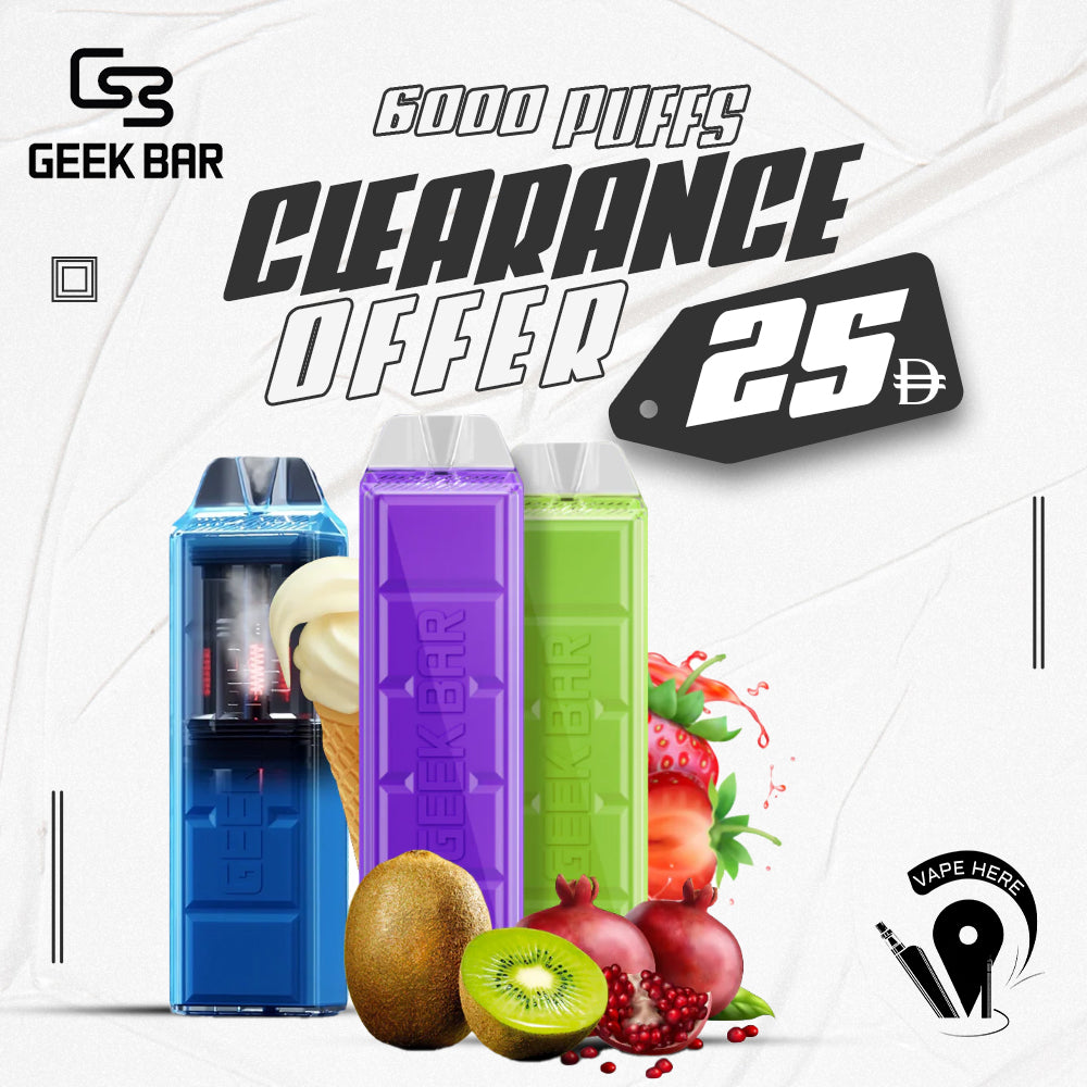 Geek Bar S6000 Disposable Device | 6000 Puffs 200 mg | Vape Here Store  Dubai