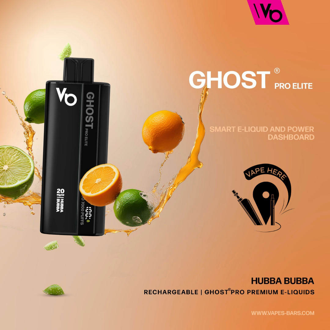 Ghost Pro Elite 7000 Puffs 20mg Disposable Vape Hubba Hubba  UAE Sharjha