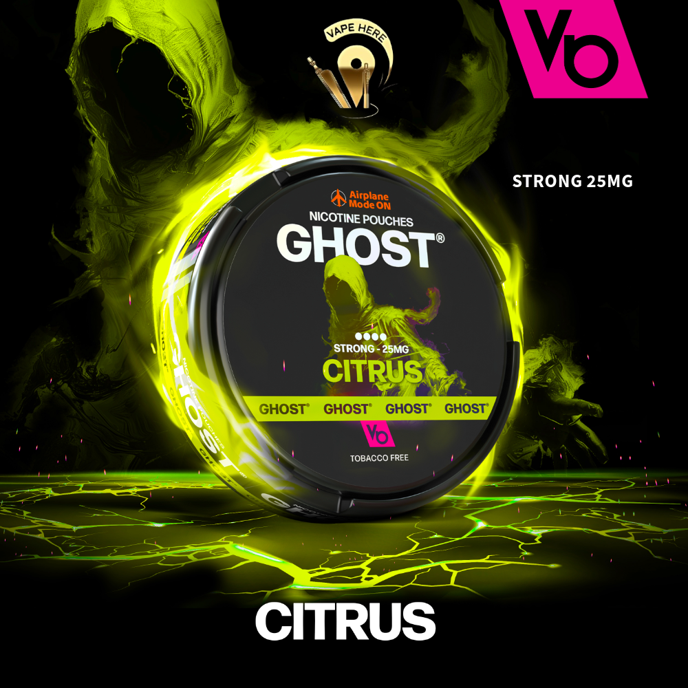 Ghost Nicotine Pouches (16mg & 25mg) by Vapes Bars Citrus 25MG UAE Al Ain