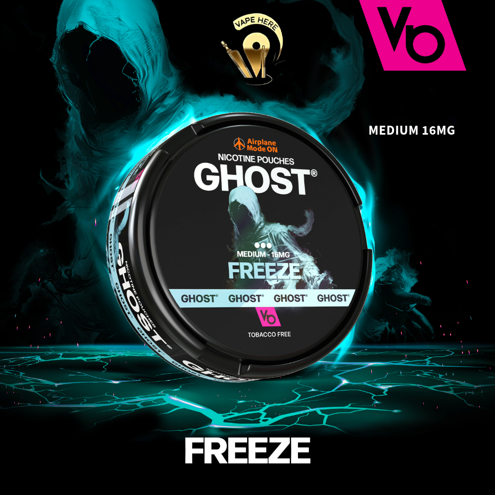Ghost Nicotine Pouches (16mg & 25mg) by Vapes Bars Freeze Medium 16mg UAE Ajman