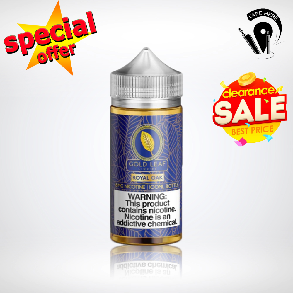 Gold Leaf Royal Oak E-Liquid 100mL (Clearance) UAE Abu Dhabi & Dubai
