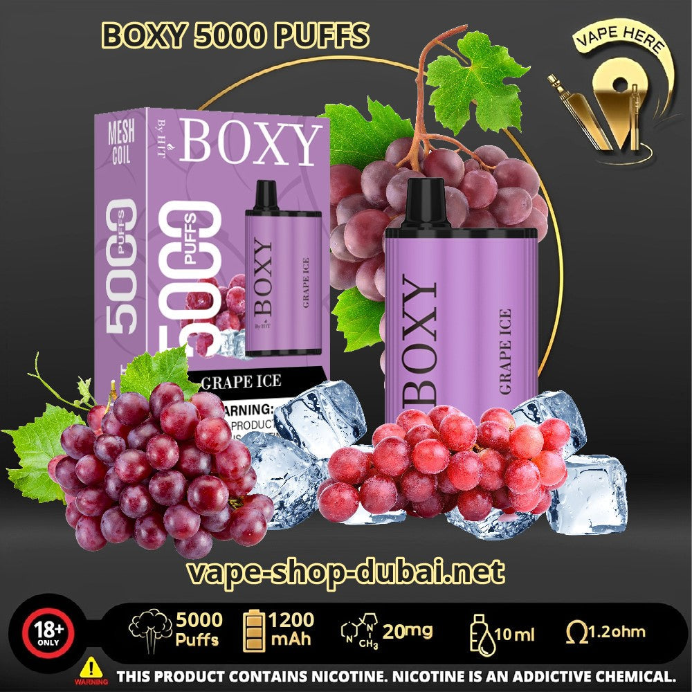 BOXY 5000 PUFFS DISPOSABLE VAPE - Vape Here Store