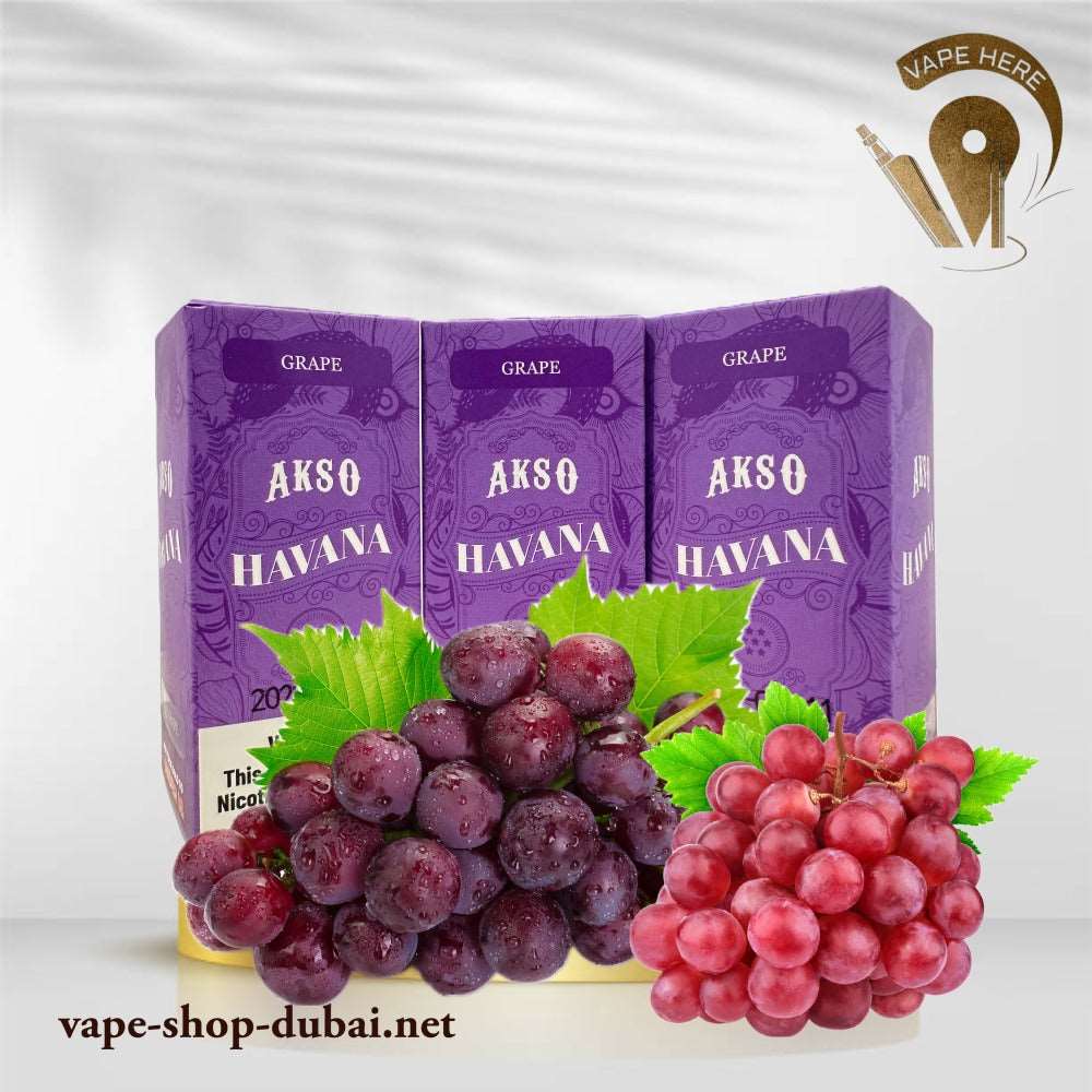 AKSO HAVANA DISPOSABLE VAPE 5000 PUFFS (Closed Pod System) - Vape Here Store