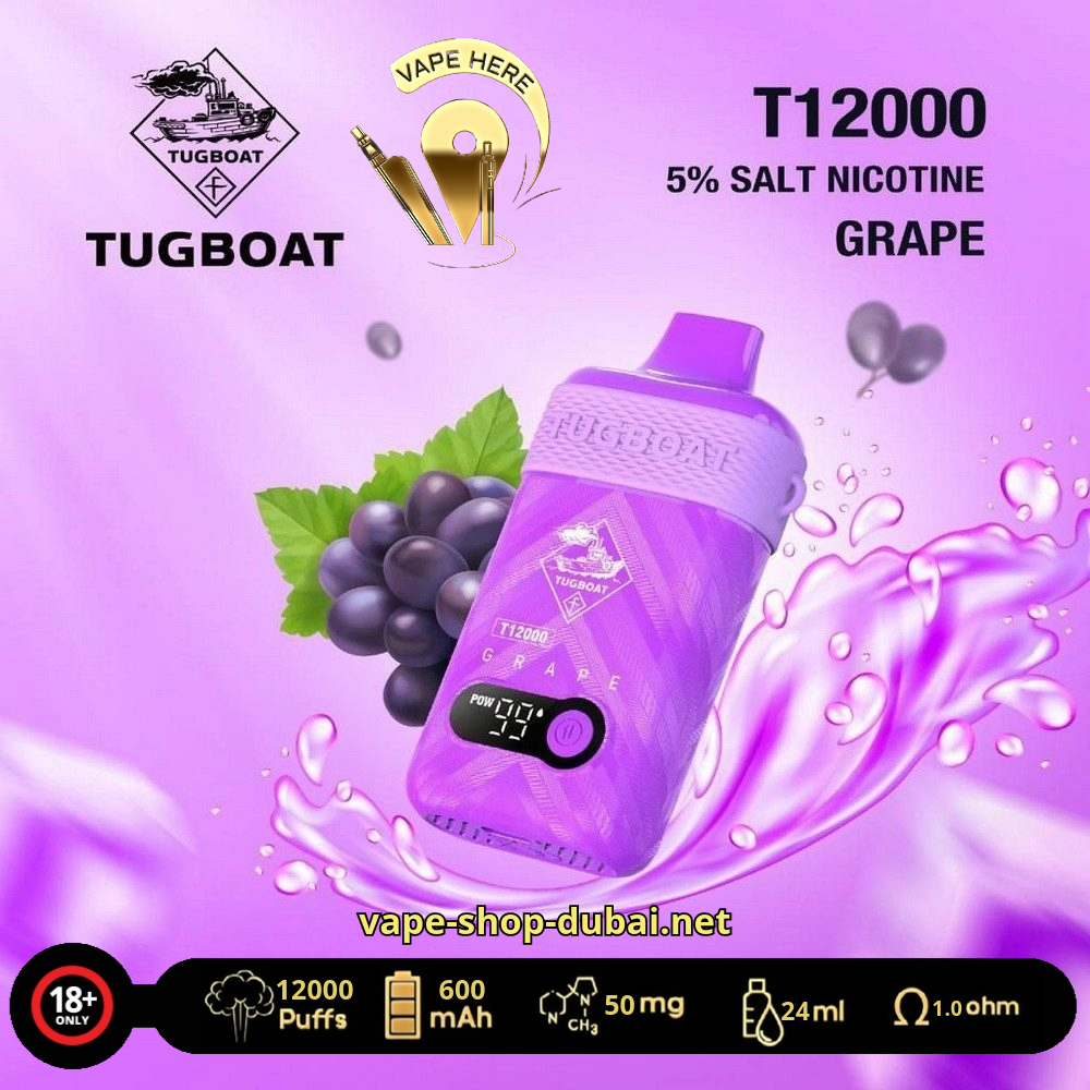 Tugboat T12000 Disposable Vape Grap UAE Ajman