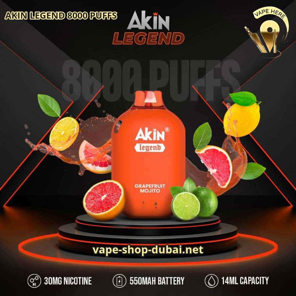 AKIN LEGEND 8000 PUFFS DISPOSABLE VAPE 3% Nicotine