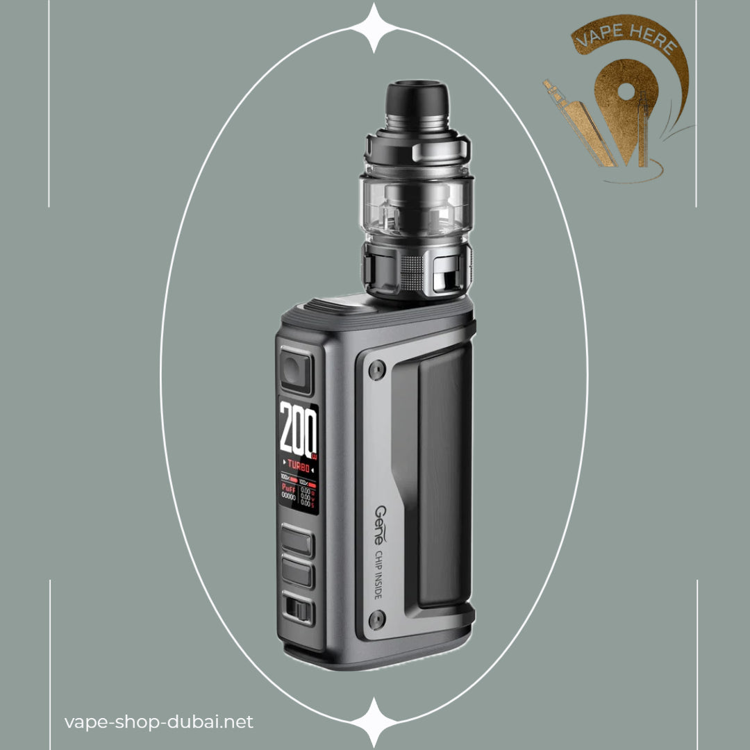 VOOPOO ARGUS GT2 200W Starter Kit with 6.5ml Maat Tank New Graphite UAE Dubai