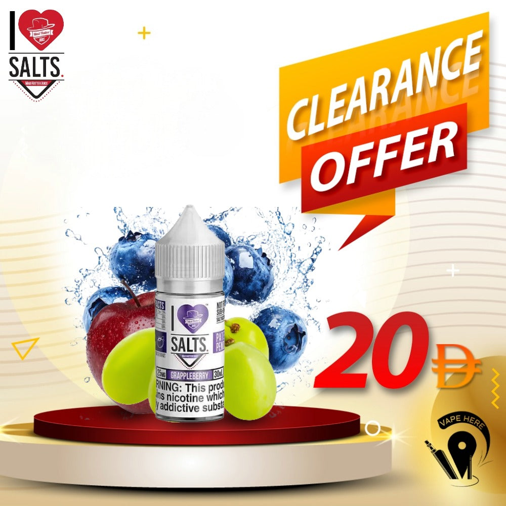 Grappleberry - I Love Salts / Mad Hatter Juice | Vape shop in Sharjah | Vape UAE online | 25 mg / 30 ml | Vape Here Store Grappleberry - I Love Salts / Mad Hatter Juice | Vape shop in Sharjah | Vape UAE online | 25 mg / 30 ml | Vape Here Store