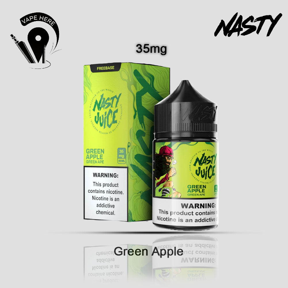 Green Apple - Nasty 30ml Green Apple 35mg UAE Abu Dhabi & Al Ain