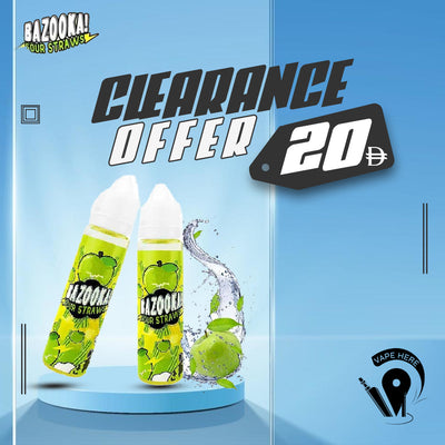 Green Apple 30ml Saltnic by Bazooka UAE AJMAN
