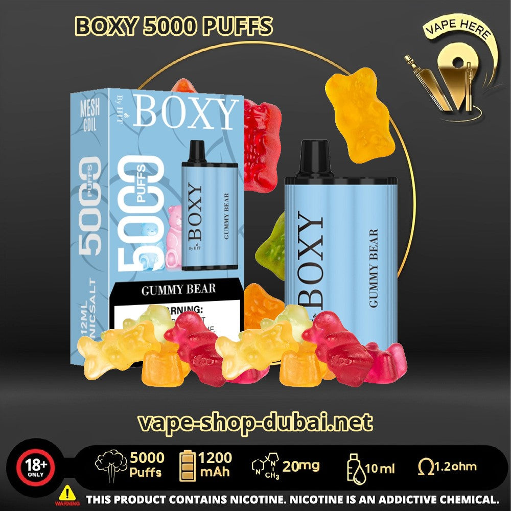 BOXY 5000 PUFFS DISPOSABLE VAPE - Vape Here Store