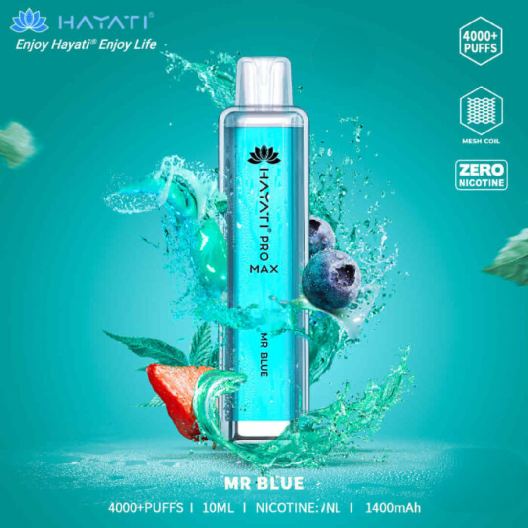 HAYATI PRO MAX 4000 Puffs 20mg Disposable Vape Mr Blue