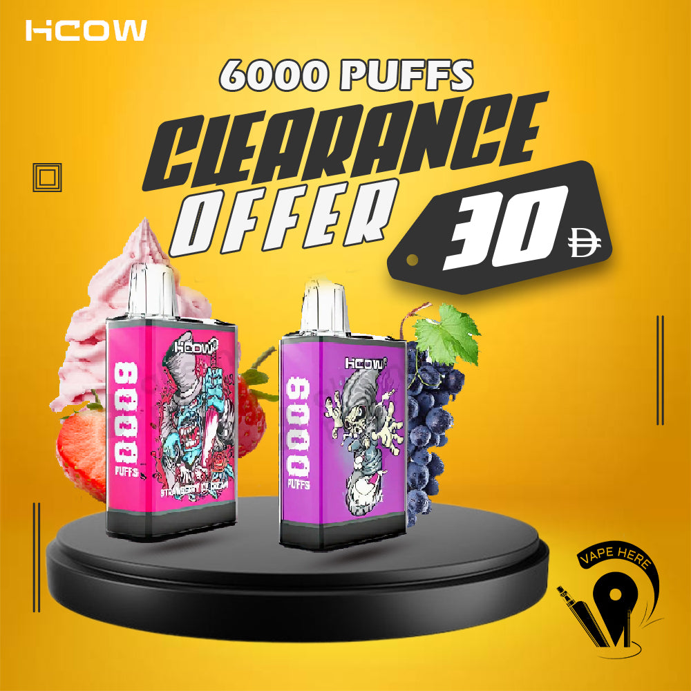 HCOW CR6000 Disposable Vape – 6000 Puffs
