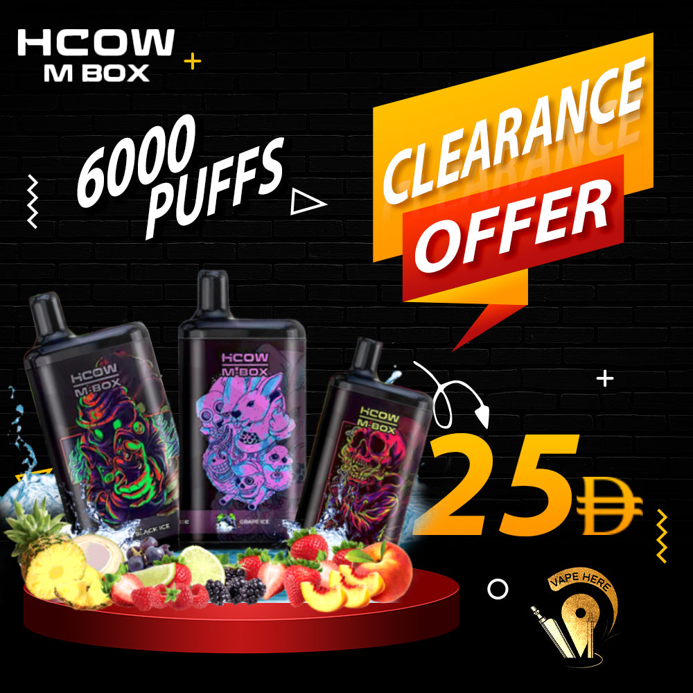 HCOW M-Box Disposable Vape 6000 Puffs UAE Dubai