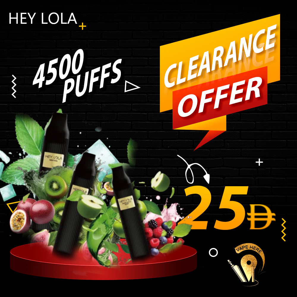 HEY LOLA 4500 PUFFS DISPOSABLE VAPE UAE Dubai