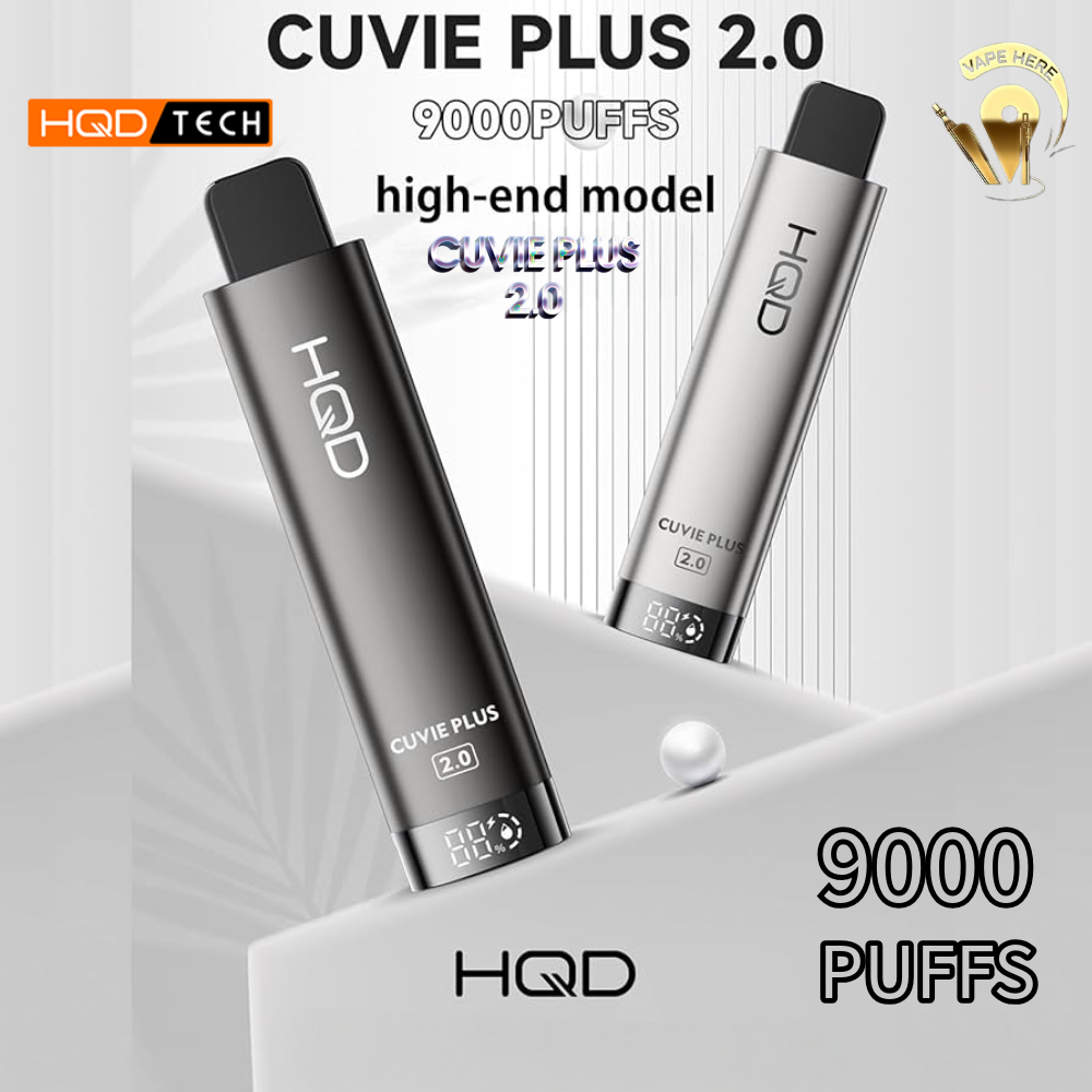 HQD CUVIE PLUS 2.0 DISPOSABLE VAPE 9K PUFFS UAE Abu Dhabi