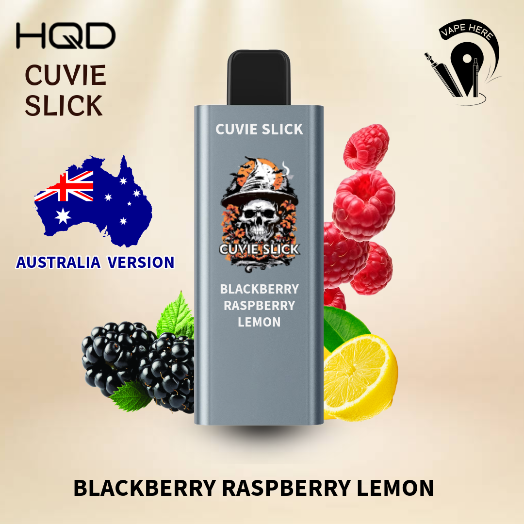 HQD 6000 Puffs Australian Version - Non-Rechargeable Disposable Vape Blackberry Raspberry Lemon UAE Ras Al Khaimah