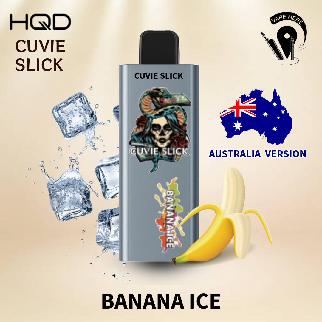 HQD 6000 Puffs Australian Version - Non-Rechargeable Disposable Vape Banana Ice UAE Dubai