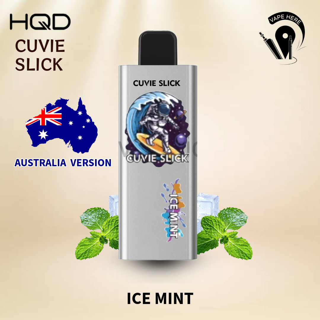 HQD 6000 Puffs Australian Version - Non-Rechargeable Disposable Vape Ice Mint UAE Sharjah