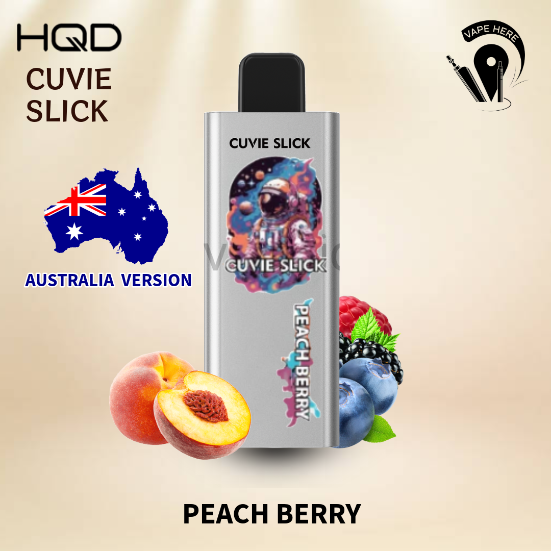 HQD 6000 Puffs Australian Version - Non-Rechargeable Disposable Vape Peach Berry UAE Umm Al Quwain