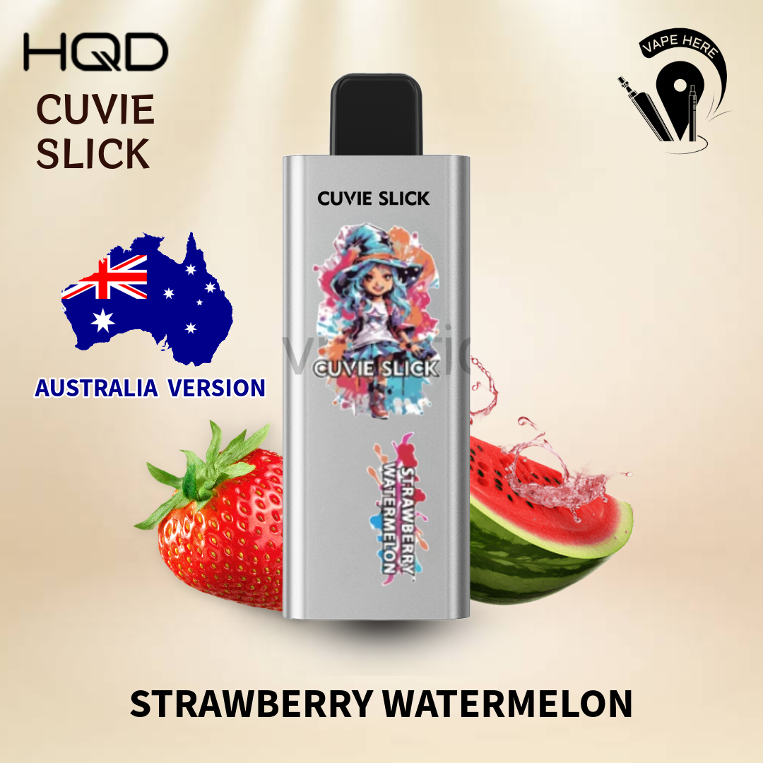HQD 6000 Puffs Australian Version - Non-Rechargeable Disposable Vape Strawberry Watermelon UAE Umm Al Quwain