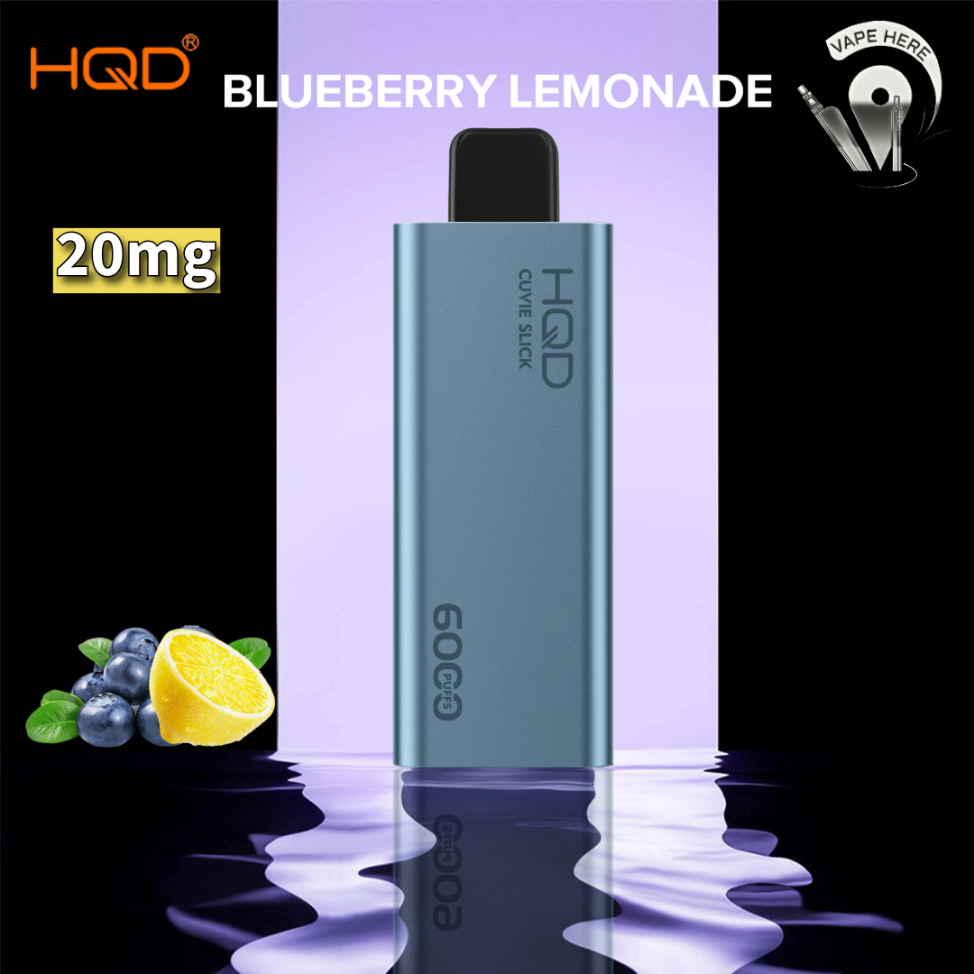 HQD CUVIE SLICK 6000 PUFFS DISPOSABLE VAPE Blueberry Lemonade UAE Ras Al Khaimah