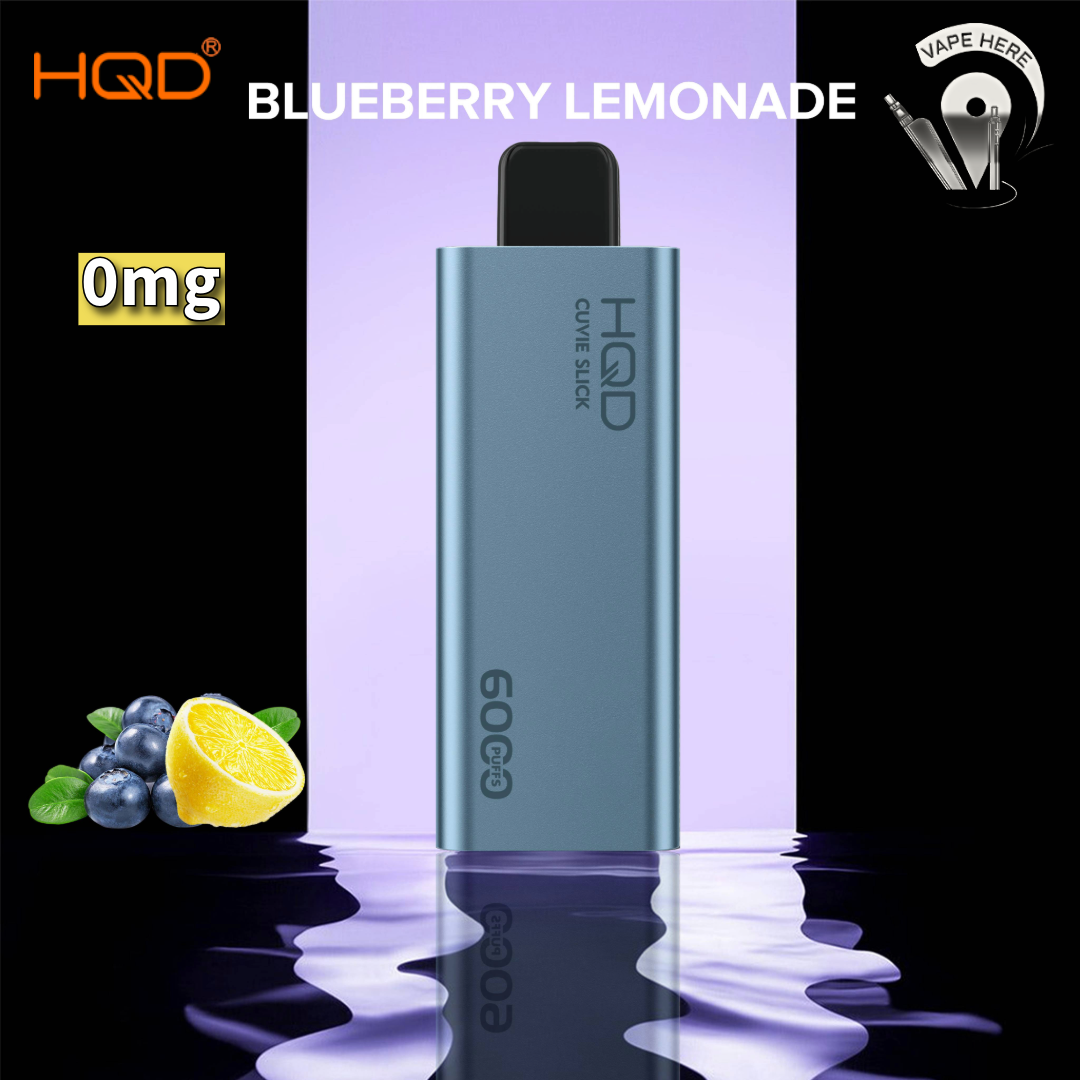 HQD CUVIE SLICK 6000 PUFFS DISPOSABLE VAPE Blueberry Lemonade UAE Dubai