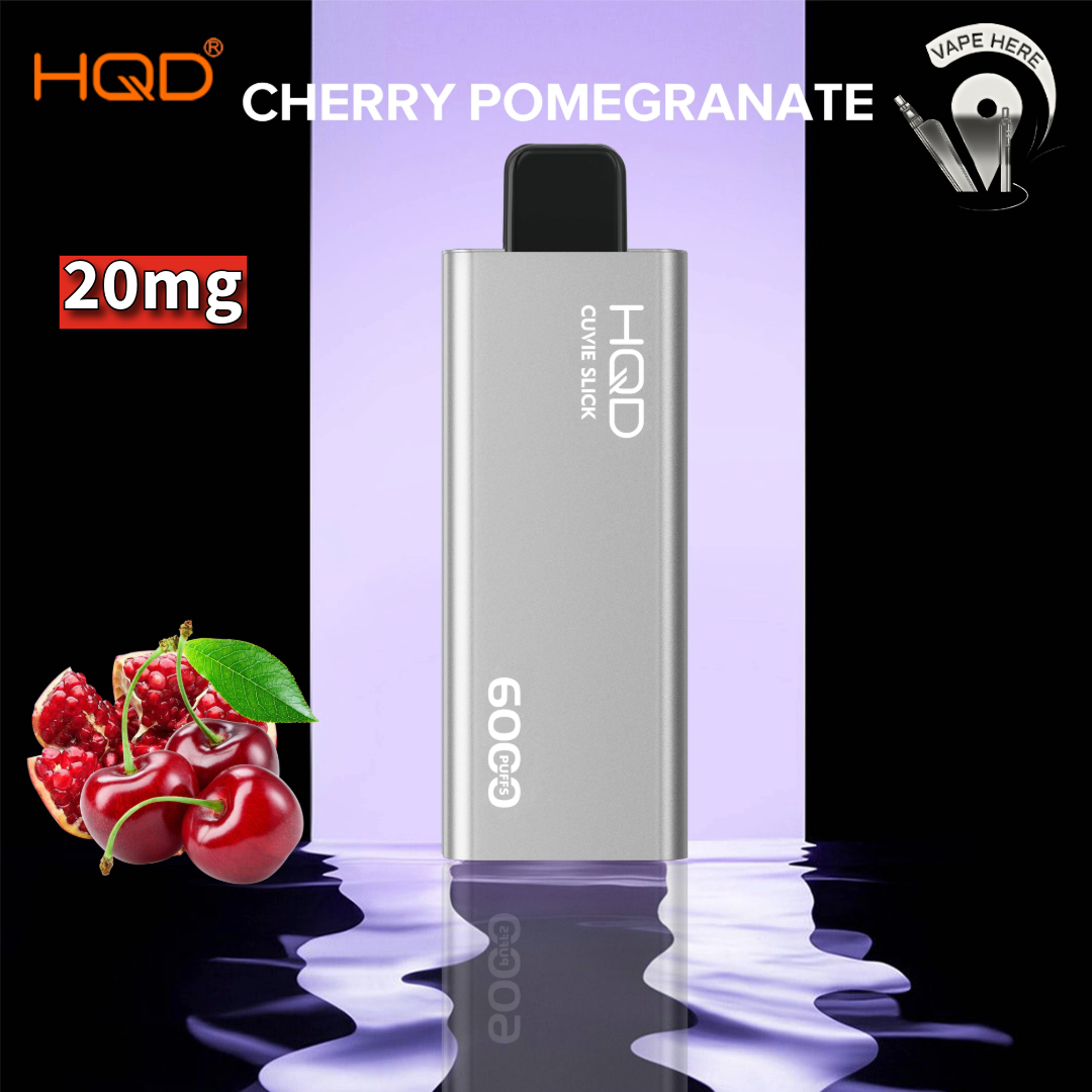 HQD CUVIE SLICK 6000 PUFFS DISPOSABLE VAPE Cherry Pomegranate UAE Sharjah