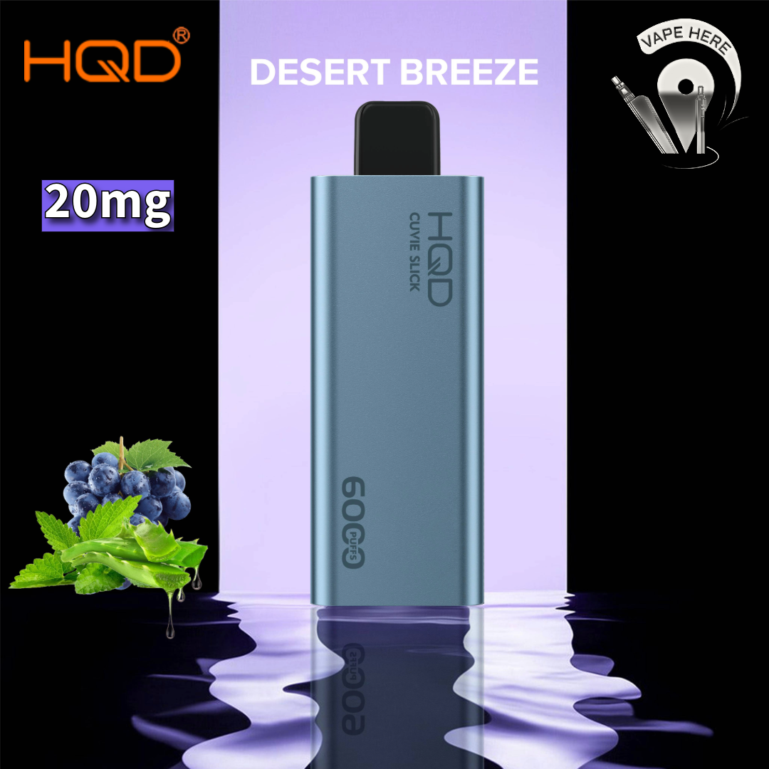 HQD CUVIE SLICK 6000 PUFFS DISPOSABLE VAPE Desert Breeze UAE Al Ain
