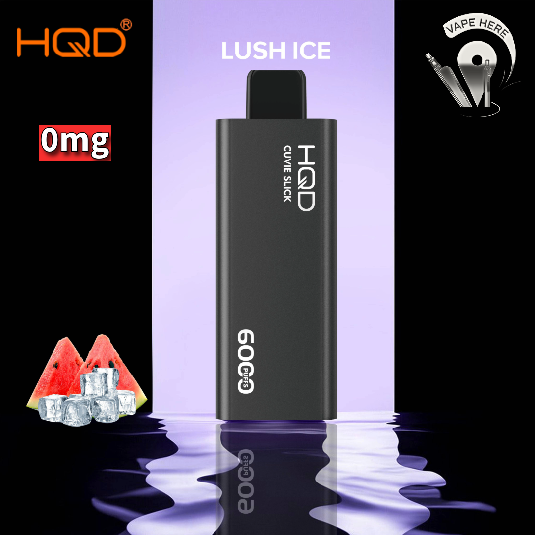 HQD CUVIE SLICK 6000 PUFFS DISPOSABLE VAPE Lush Ice UAE Ajman