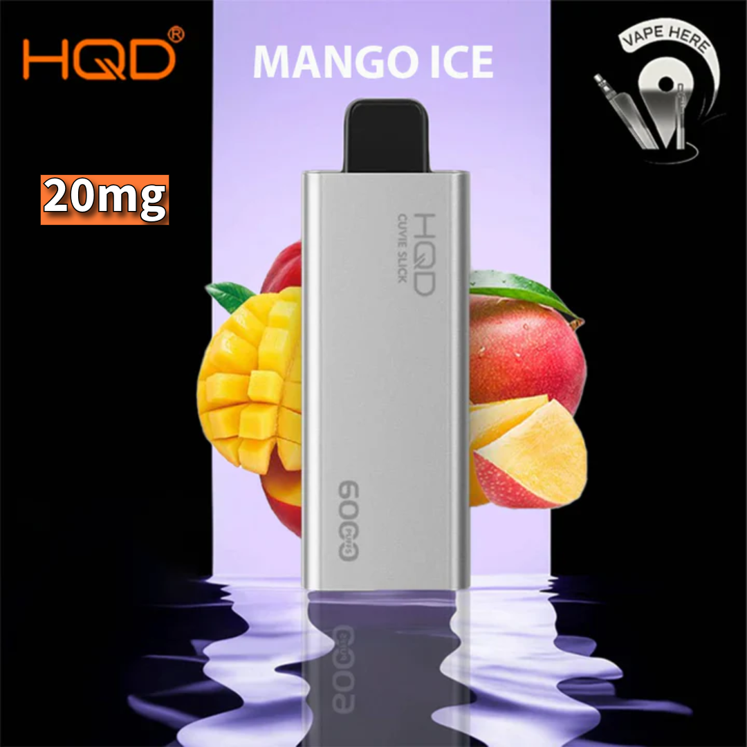 HQD CUVIE SLICK 6000 PUFFS DISPOSABLE VAPE Mango Ice UAE Ajman