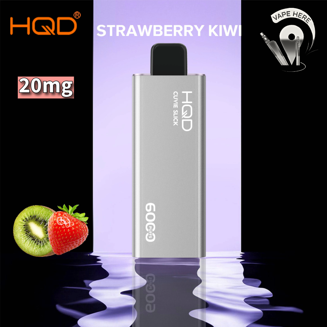 HQD CUVIE SLICK 6000 PUFFS DISPOSABLE VAPE Strawberry Kiwi UAE Ajman