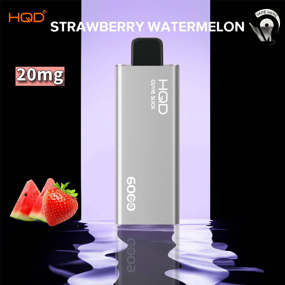 HQD CUVIE SLICK 6000 PUFFS DISPOSABLE VAPE Strawberry Watermelon UAE Al Ain