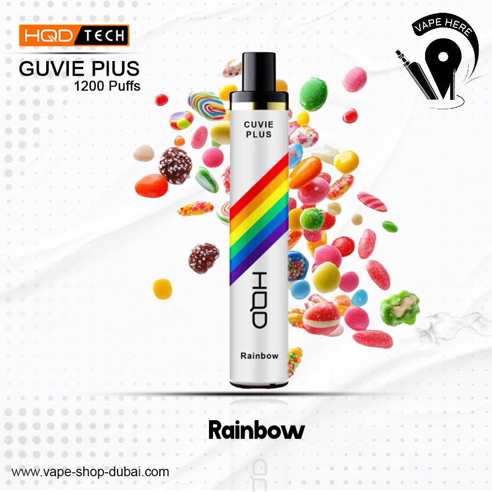 HQD Cuvie Plus Disposable Pods -1200 Puffs Rainbow UAE Om Quwain 
