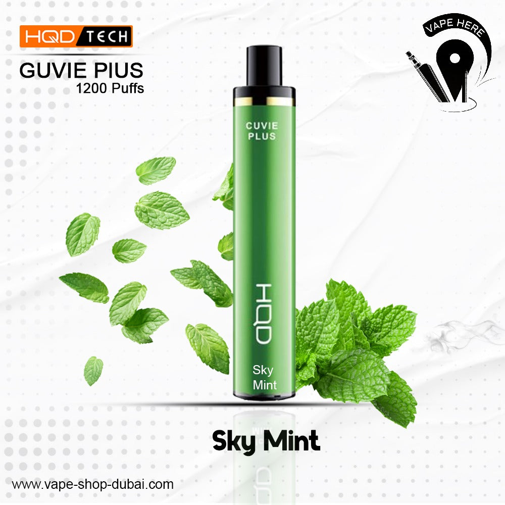 HQD Cuvie Plus Disposable Pods -1200 Puffs Sky Mint UAE Dubai