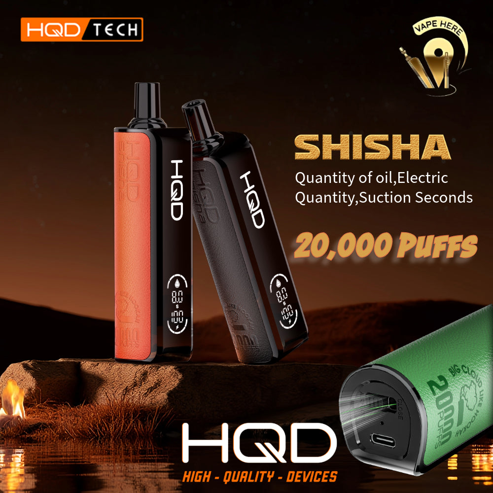 HQD SHISHA 20000 PUFFS - SHISHA DISPOSABLE VAPE 3MG